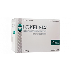 LOKELMA 10 GM ( SODIUM ZIRCONIUM CYCLOSILICATE ) POWDER FOR ORAL SUSPENSION 30 SACHETS